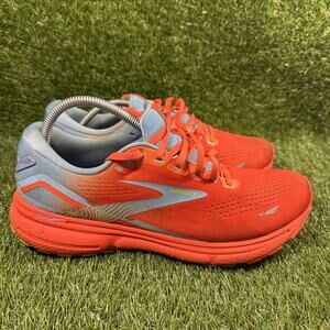 Brooks Men's Ghost 15 Running Sneakers Orange Blue Athletic Shoes Size 10.5